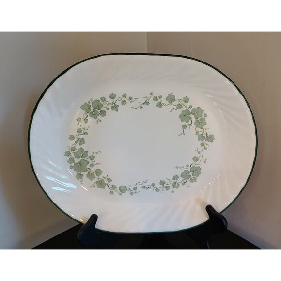 CORELLE "CALLAWAY IVY" OVAL 12" PLATTER/PLATE - Picture 1 of 6